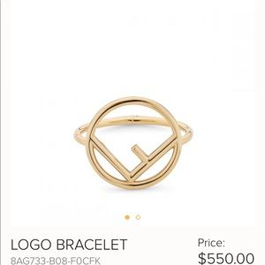Fendi Logo Bracelet